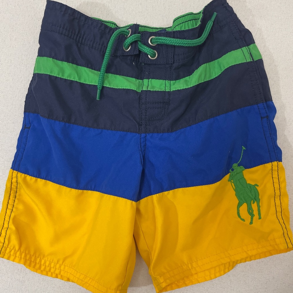 Ralph Lauren Color Block Swim Shorts